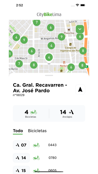 Screenshot #3 pour CityBike Lima