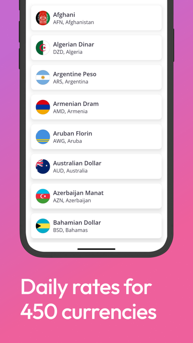 Instant Currency Converter App Screenshot