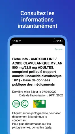 Game screenshot Notices de Médicaments apk