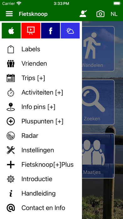 Fietsknoop bike and hiking app Screenshot