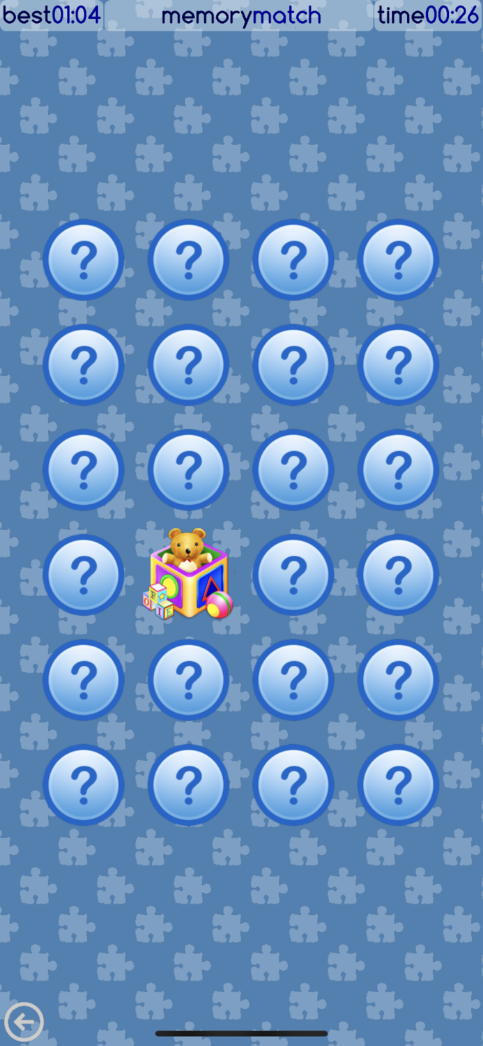 Memory Match for OneandTwo