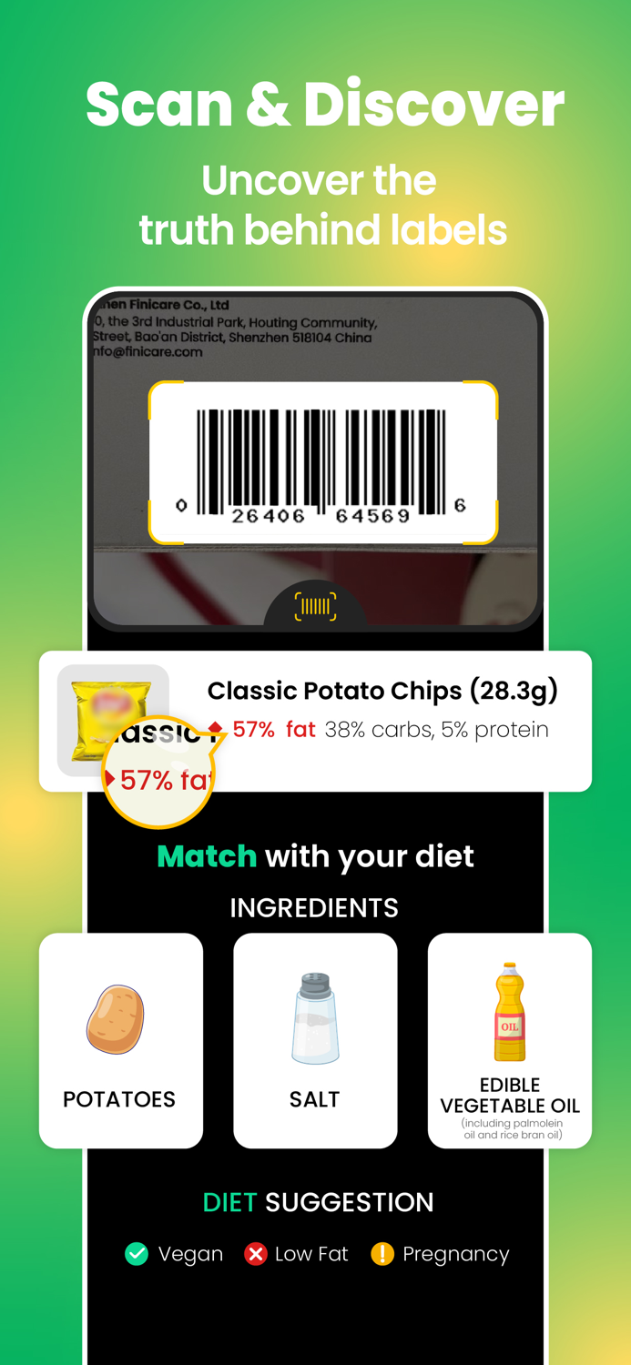 ScanIt - food scanner  diet