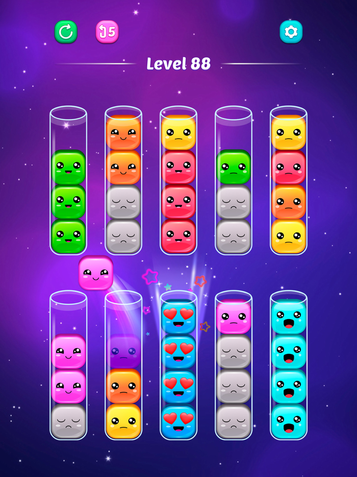 Sorting game Sort colors