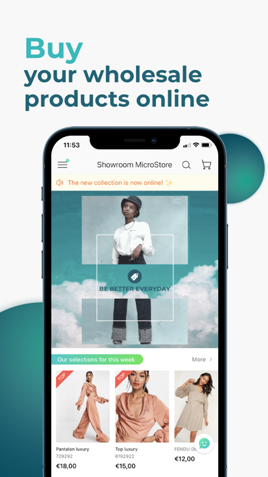 MicroStore - Fashion Supplier Screenshot