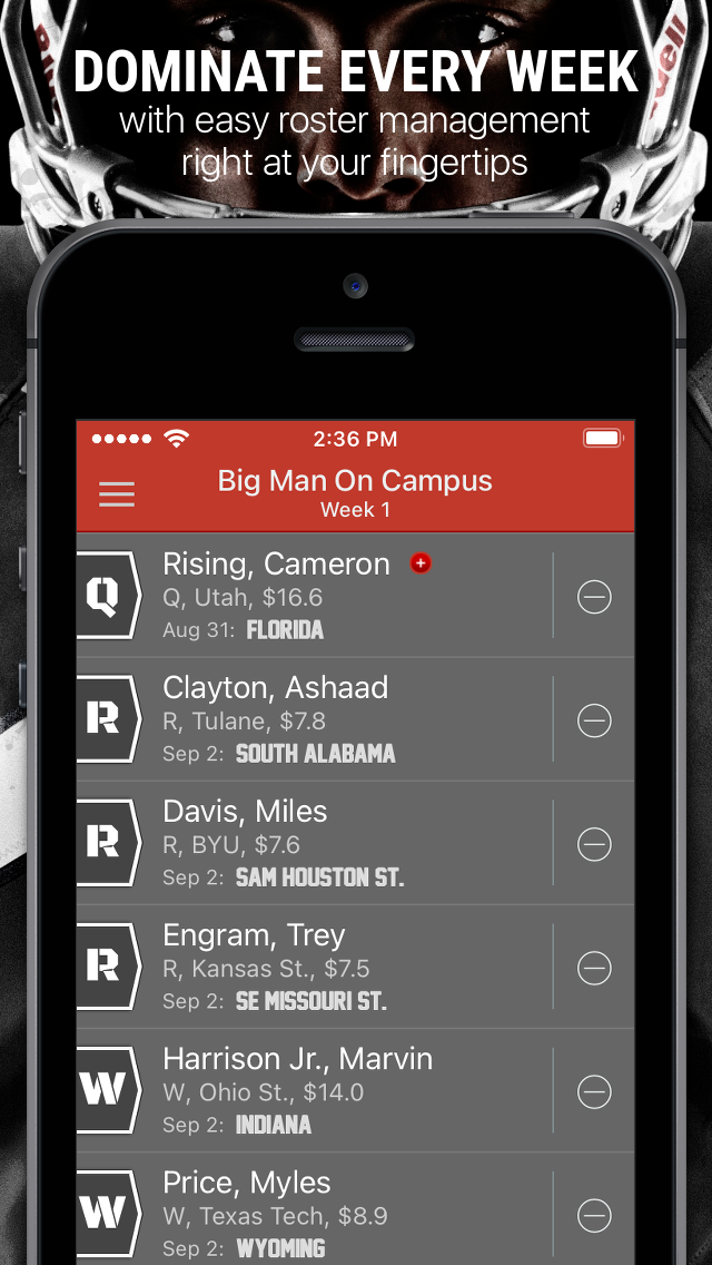 H2H College Football