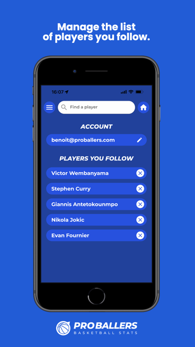 Proballers basketball Screenshot