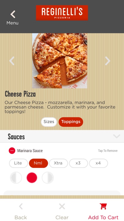 Reginellis Pizzeria screenshot-3