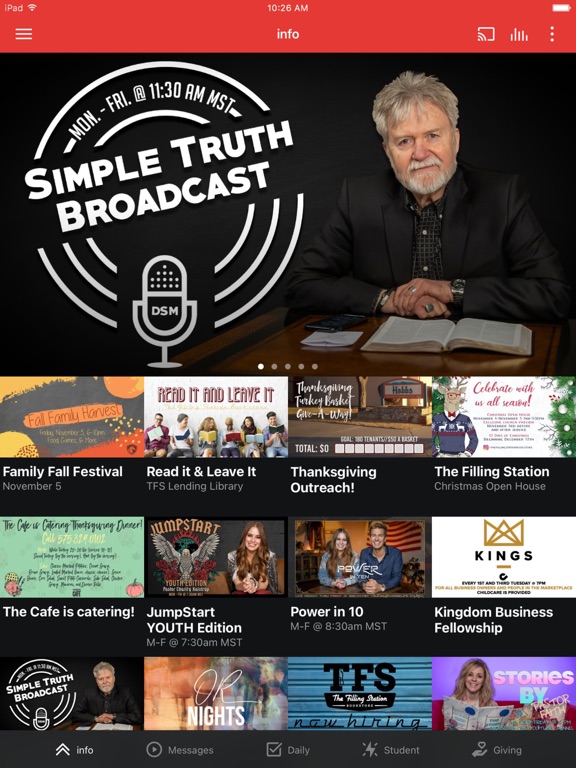 Chooselife iPad screenshot 1 - Lifestyle app