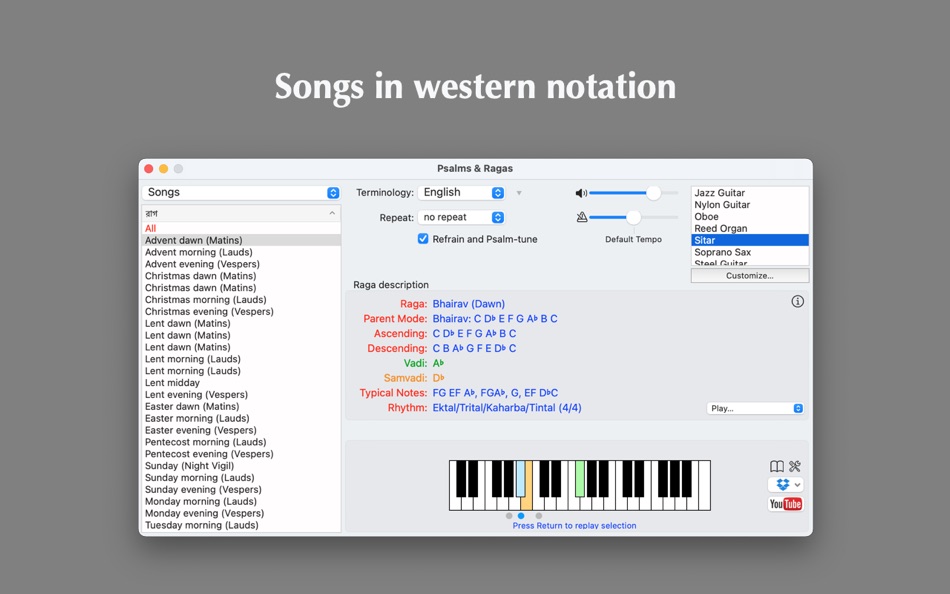 Psalms & Ragas - 2.3.3 - (macOS)