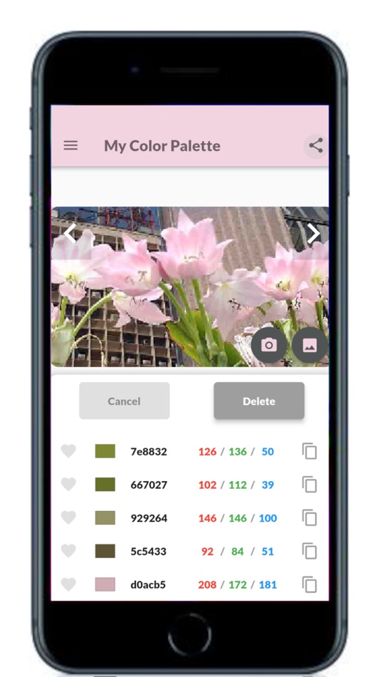 #9. My Color Palette with Photos (iOS) 게시자: Yasuko Takayashiki