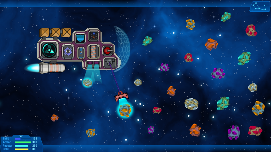 #1. Stellar Mines: Space Miner 2D (iOS) 由: Ihor Tykhonov