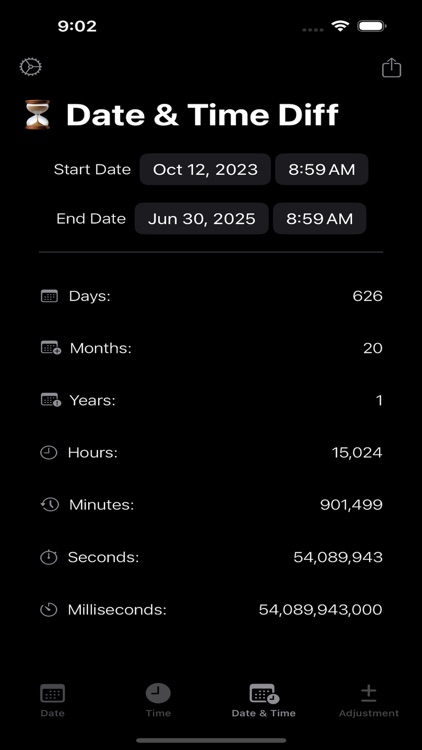 Date Time Diff - Calculator screenshot-4