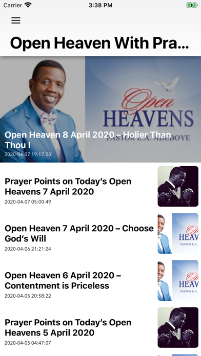 Open Heavens Devotion Screenshot