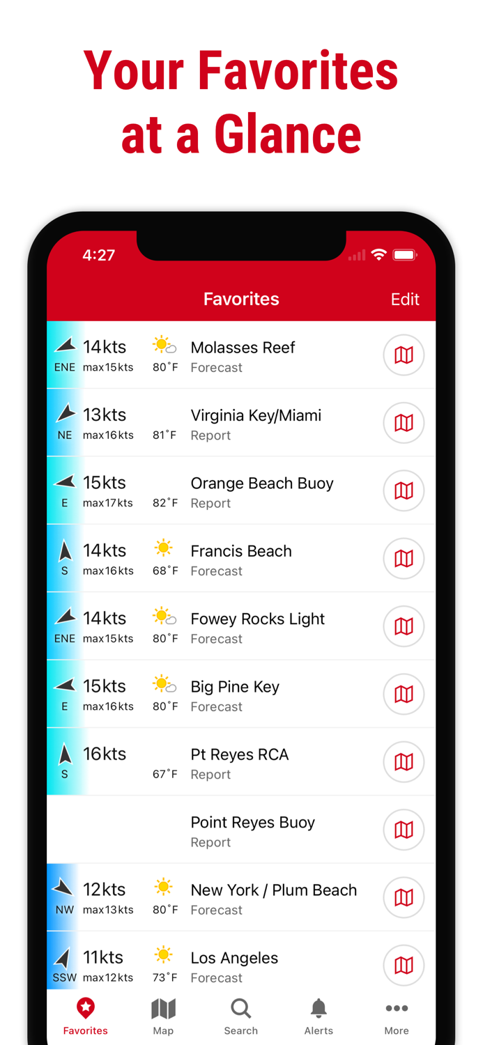 Windfinder Wind and Weather map