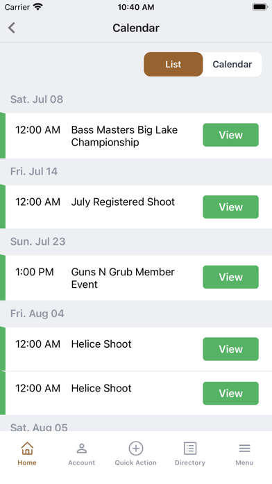 Providence Hill Sporting Club Screenshot
