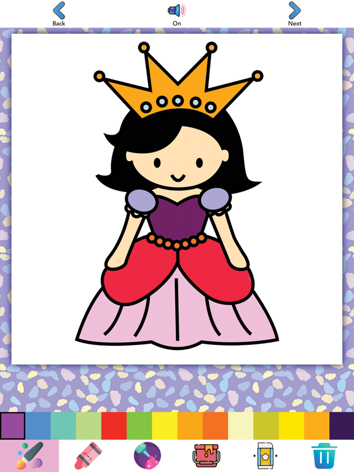 Fairy and Princess Coloring Book