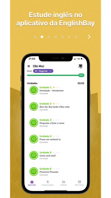 EnglishBay: Curso de inglês Screenshot