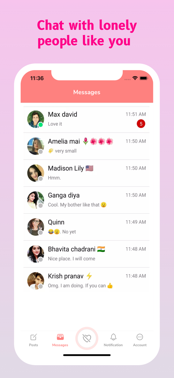 Lonely - Chat with Strangers