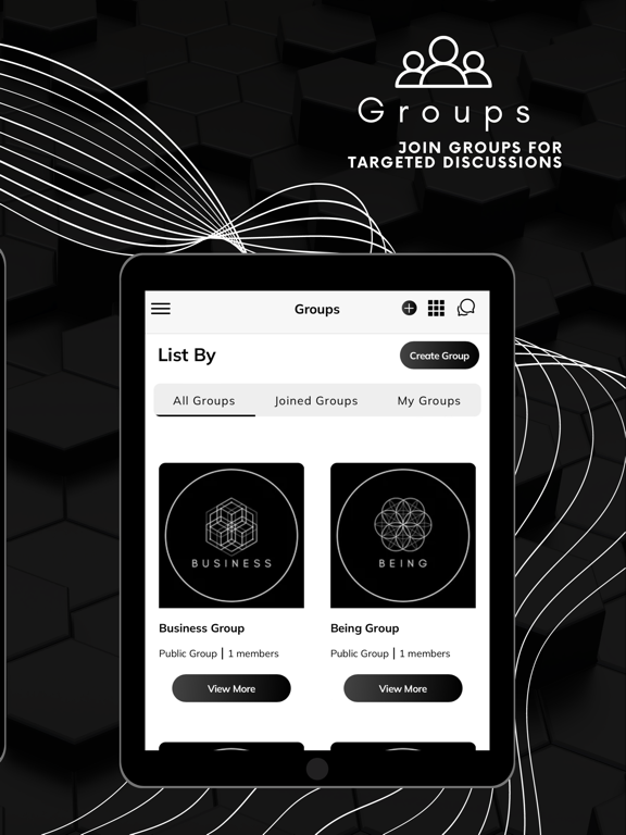 Protect Your Purpose iPad screenshot 2 - Social Networking app