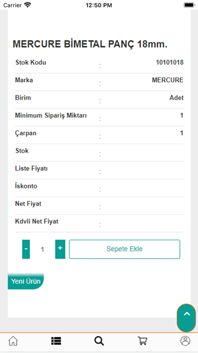 Deniz Hırdavat B2B Screenshot
