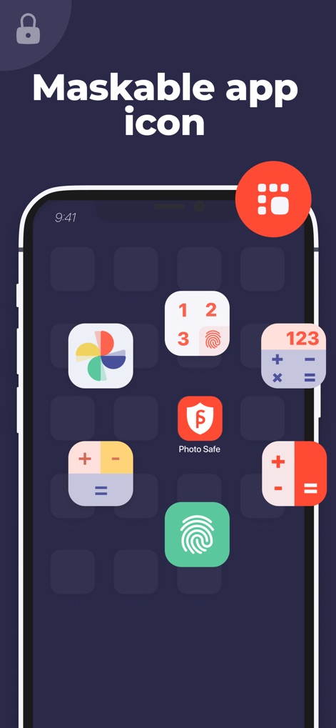 Secret Calculator Photo Vault+ - Die App bietet verschiedene maskierbare Icons, die sich als alltägliche Anwendungen wie ein Taschenrechner tarnen, um den wahren Zweck geschickt zu verbergen und Diskretion zu gewährleisten.