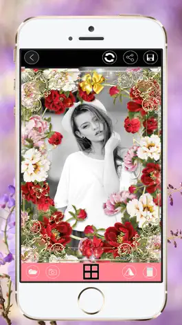 Game screenshot Romantic Flower Photo Frames apk