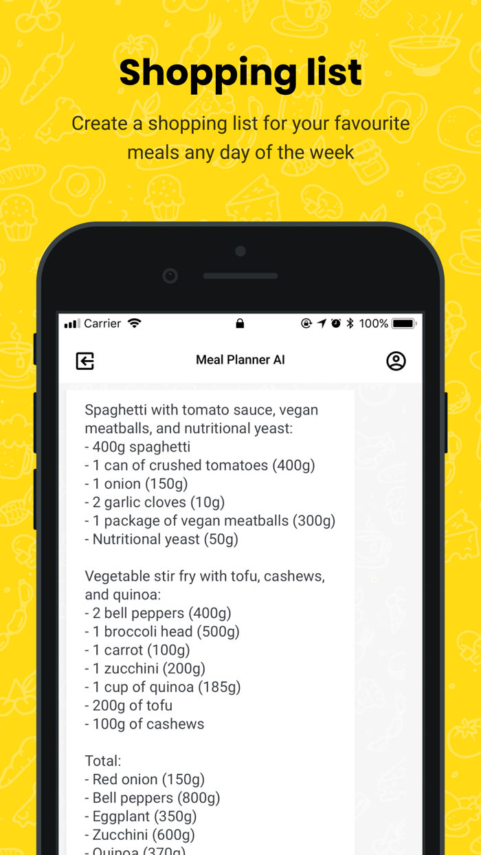 MealPlanner AI-Powered Chat