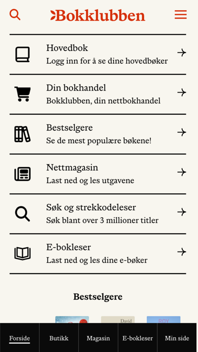 Bokklubben Screenshot
