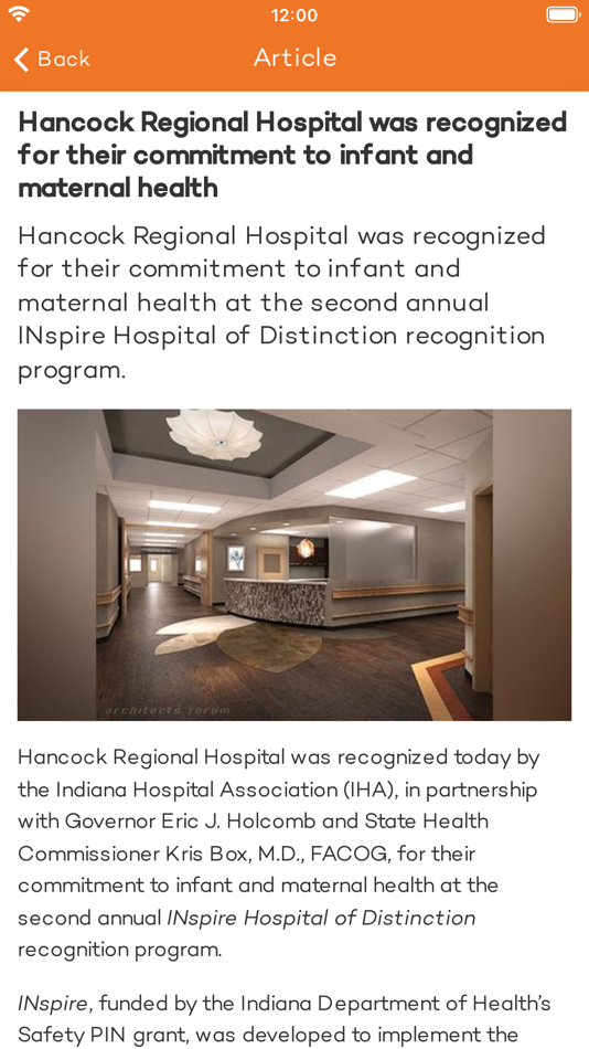 #3. Hancock Hub (iOS) 由: Hancock Health