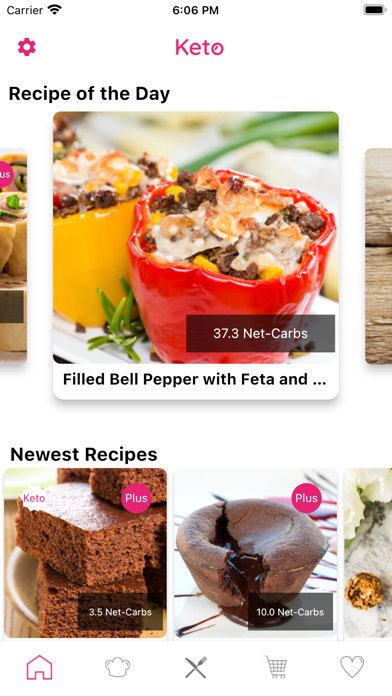 Keto Diet Recipes & Low Carb Screenshot