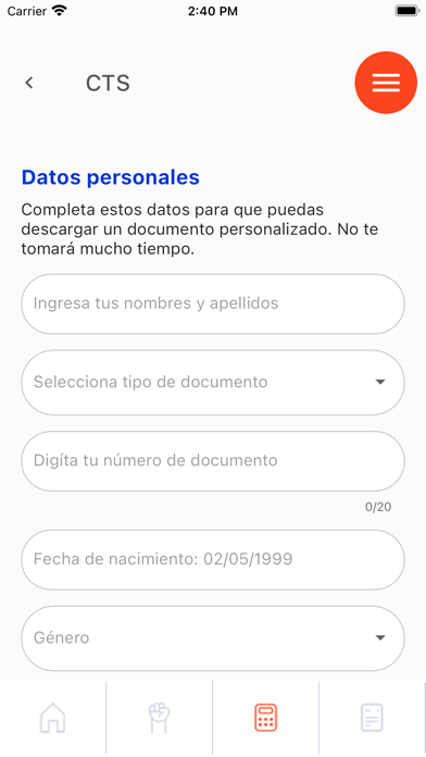 App Valora Screenshot