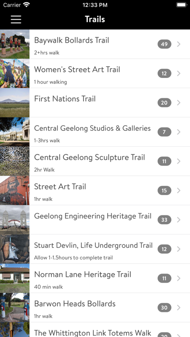 Geelong Arts & Culture Trails Screenshot