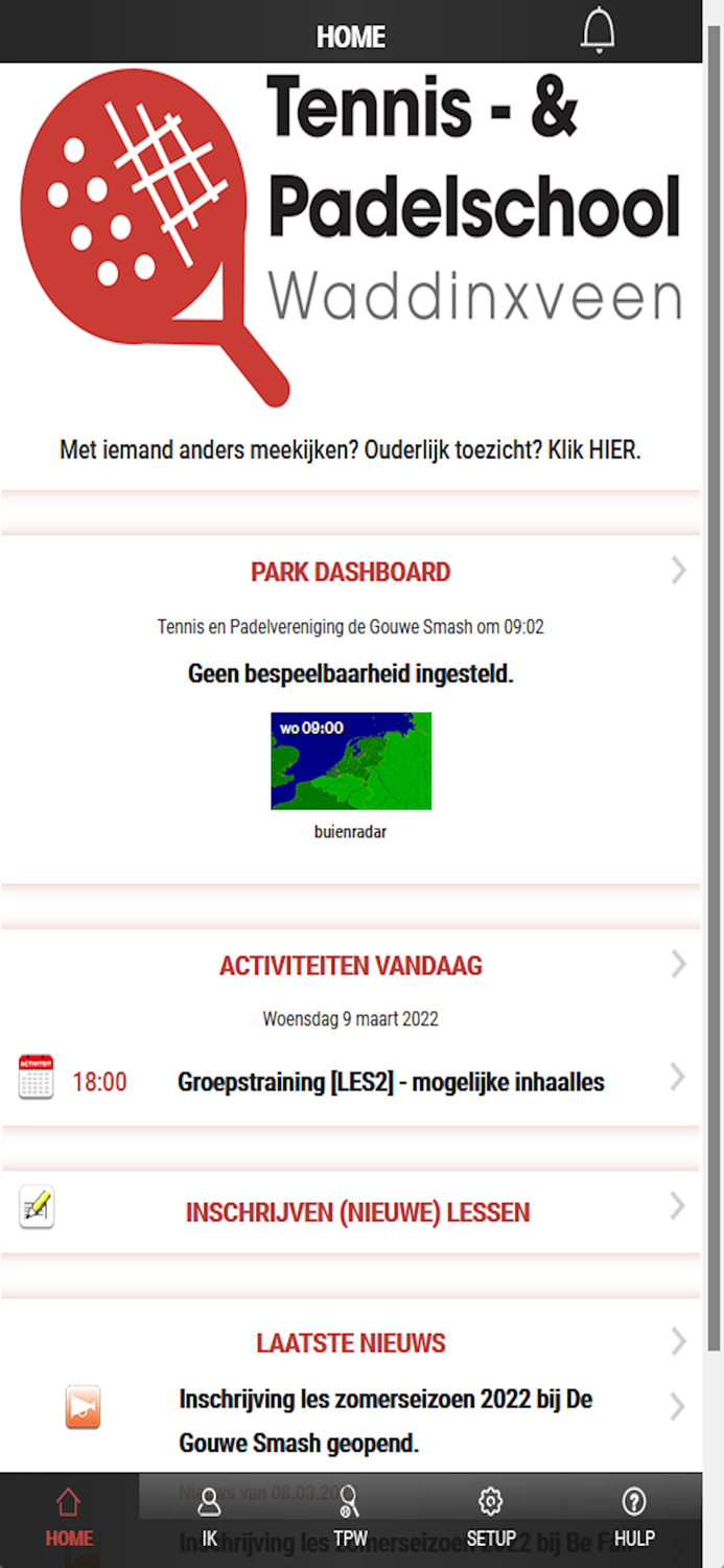 Tennis Padelschool Waddinxveen