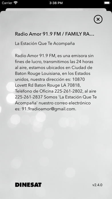Radio Amor 91.9 FM Screenshot
