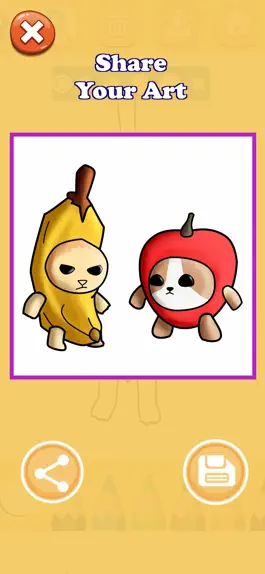 Game screenshot Banana Cat Coloring Book apk
