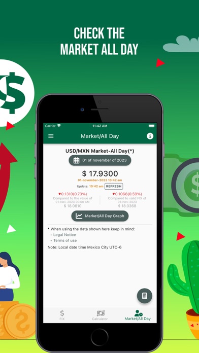 Dollar in Mexico Screenshot
