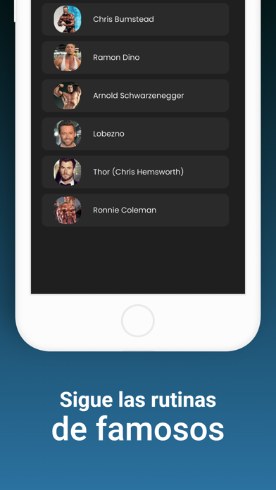 Rutinas Gymbuddy Fitness Screenshot
