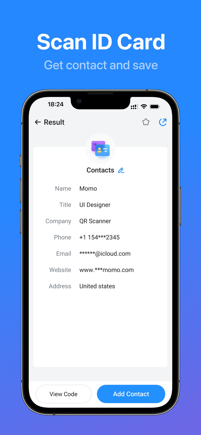 QR Code Barcode Scanner and Read