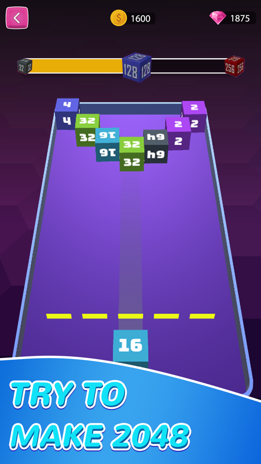 #3. 2048 3D - Brain Puzzle Cube (iOS) Podle: SHELL INFRASTRUCTURE PRIVATE LIMITED