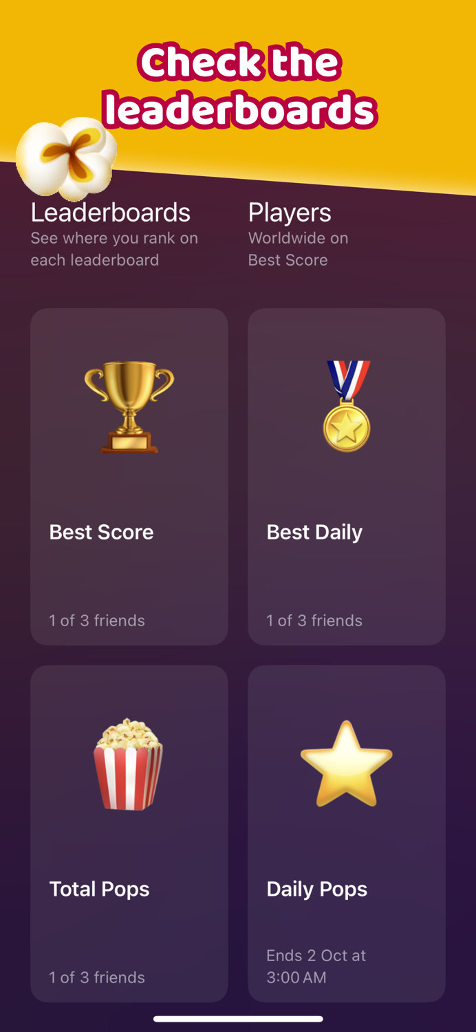 PopcornPops - Tap Fast and Pop