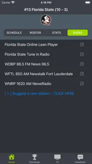 fsu football schedules iphone screenshot 4