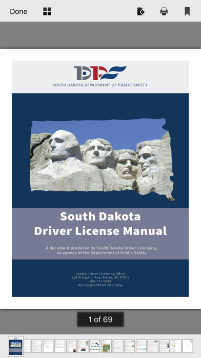 South Dakota DMV Test Prep Screenshot