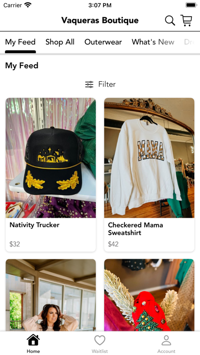 Vaqueras Boutique Screenshot