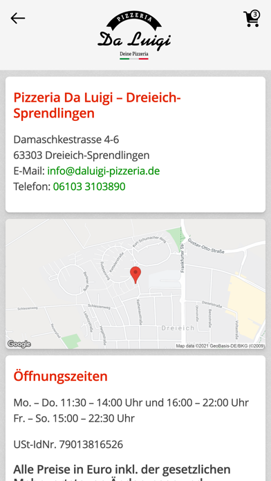Pizzeria Da Luigi Dreieich Screenshot