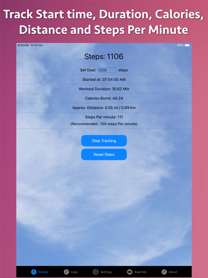 Brisk Walking Tracker