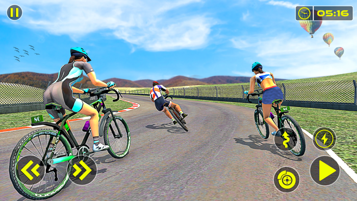 BMX Cycle Race  Bicycle Stunt