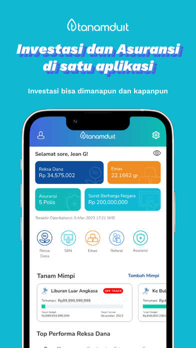 tanamduit-Investasi & Asuransi Screenshot