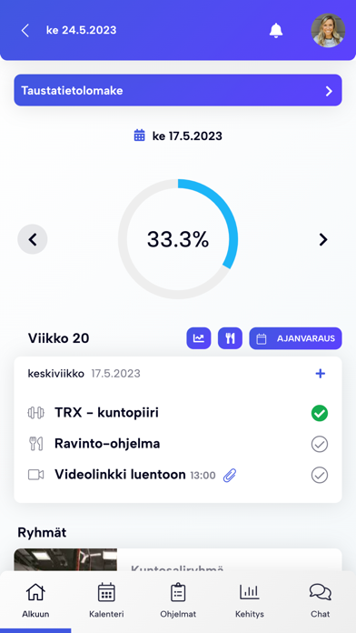 Impulssi Valmennus Screenshot