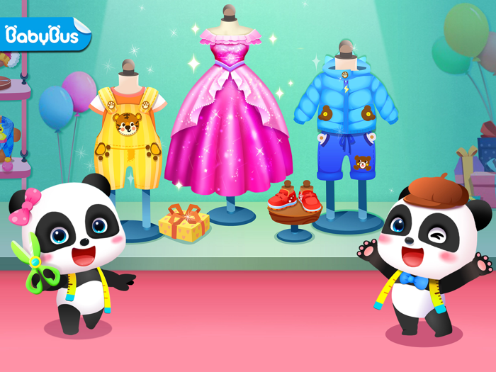 Baby Pandas Fashion Dress Up