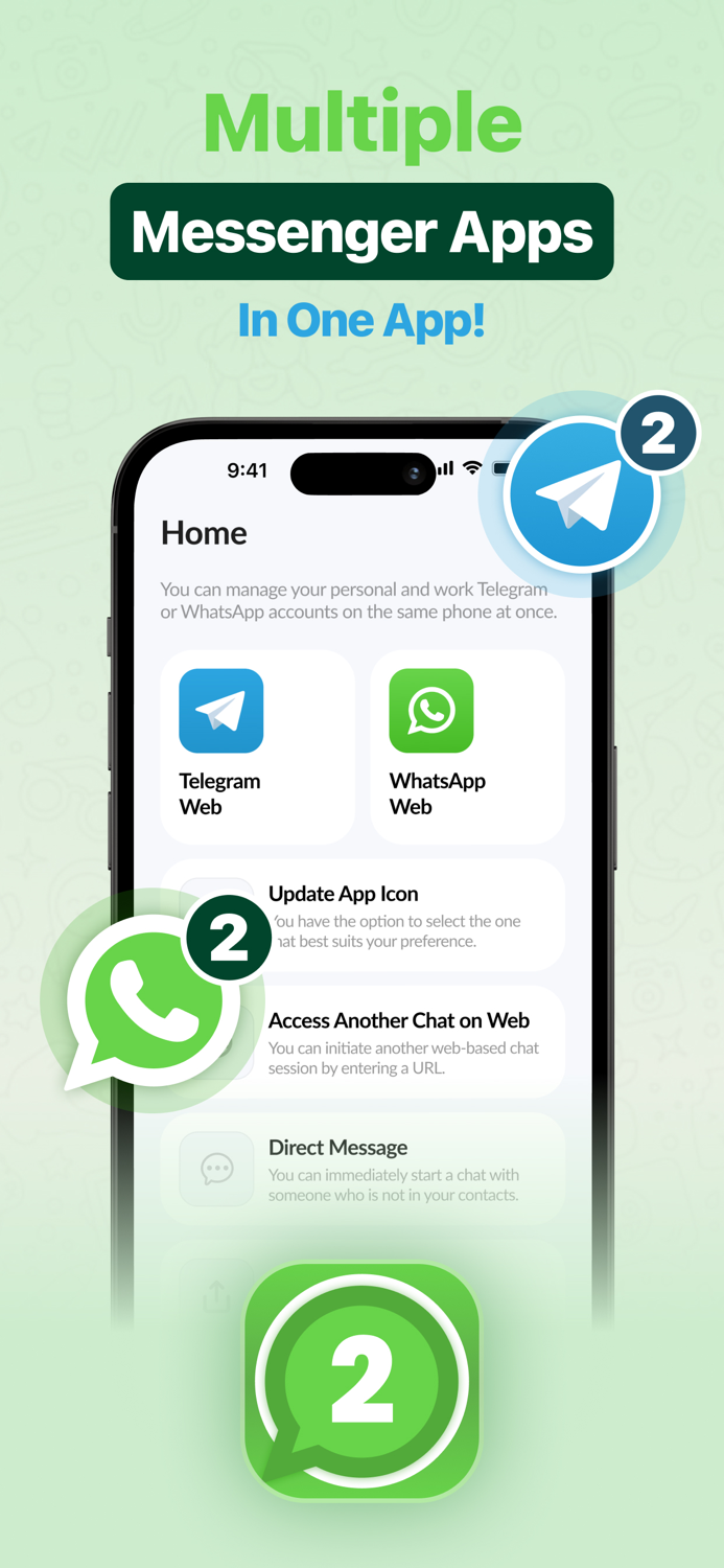 Whats Web Dual Chat Messenger